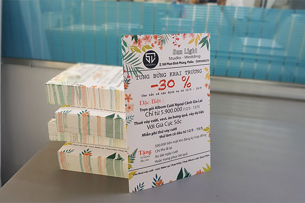 Điều quan trọng cần biết khi thiết kế và in tờ rơi quảng cáo