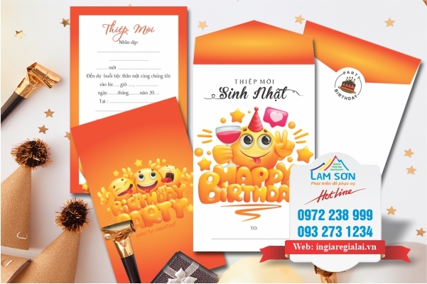 IN THIỆP MỜI - BÌ THƯ GIÁ RẺ TẠI PLEIKU, GIA LAI